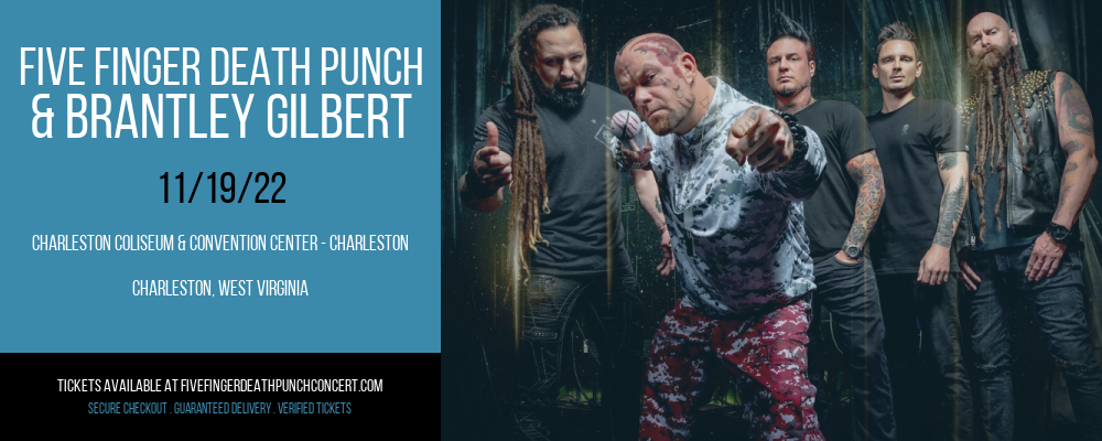 Five Finger Death Punch & Brantley Gilbert at Five Finger Death Punch Concert Tickets