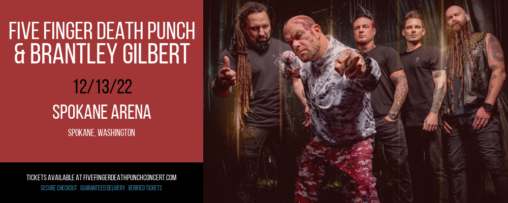 Five Finger Death Punch & Brantley Gilbert at Five Finger Death Punch Concert Tickets